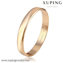 51099 All Bangles Design 18k Gold einfache polnische Armreifen